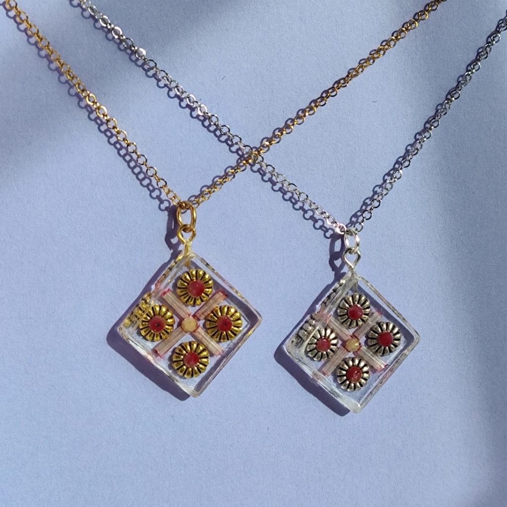 Piastrelle cerchi rossa